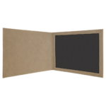 Light Brown Leatherette Certificate Holder Blank