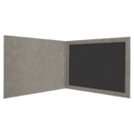 Gray Leatherette Certificate Holder Blank