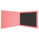 Pink Leatherette Certificate Holder Blank