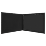 Black/Silver Leatherette Certificate Holder Blank