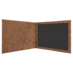 Rustic Leatherette Certificate Holder Blank