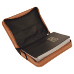 Leatherett Bible Cover Shown Open