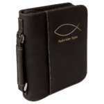 Black/Gold Leatherett Bible Cover