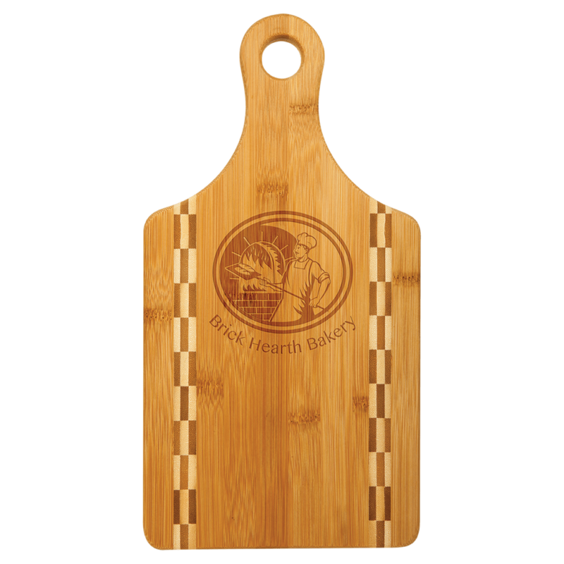 Paddle Shaped Bamboo Cutting Board