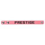 Pink Leatherette Bracelet flat