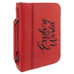 Red Leatherett Bible Cover