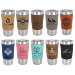 20oz Ringneck Tumbler with Leatherette Grip 10 colors