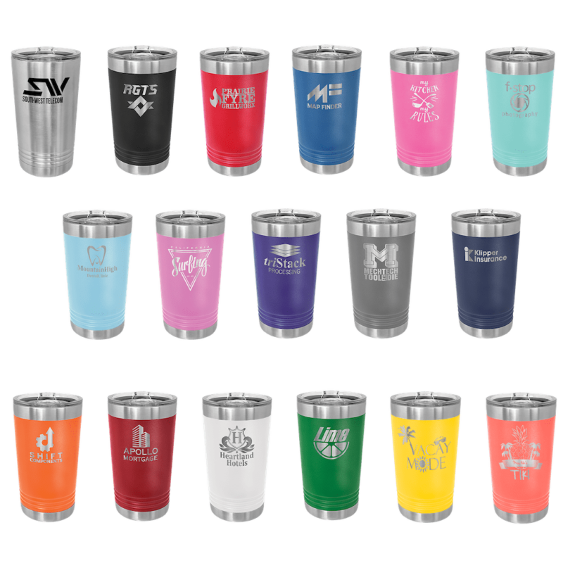 16oz Pint Tumbler 17 Colors