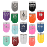 12oz Stemless Wine Tumbler 17 colors